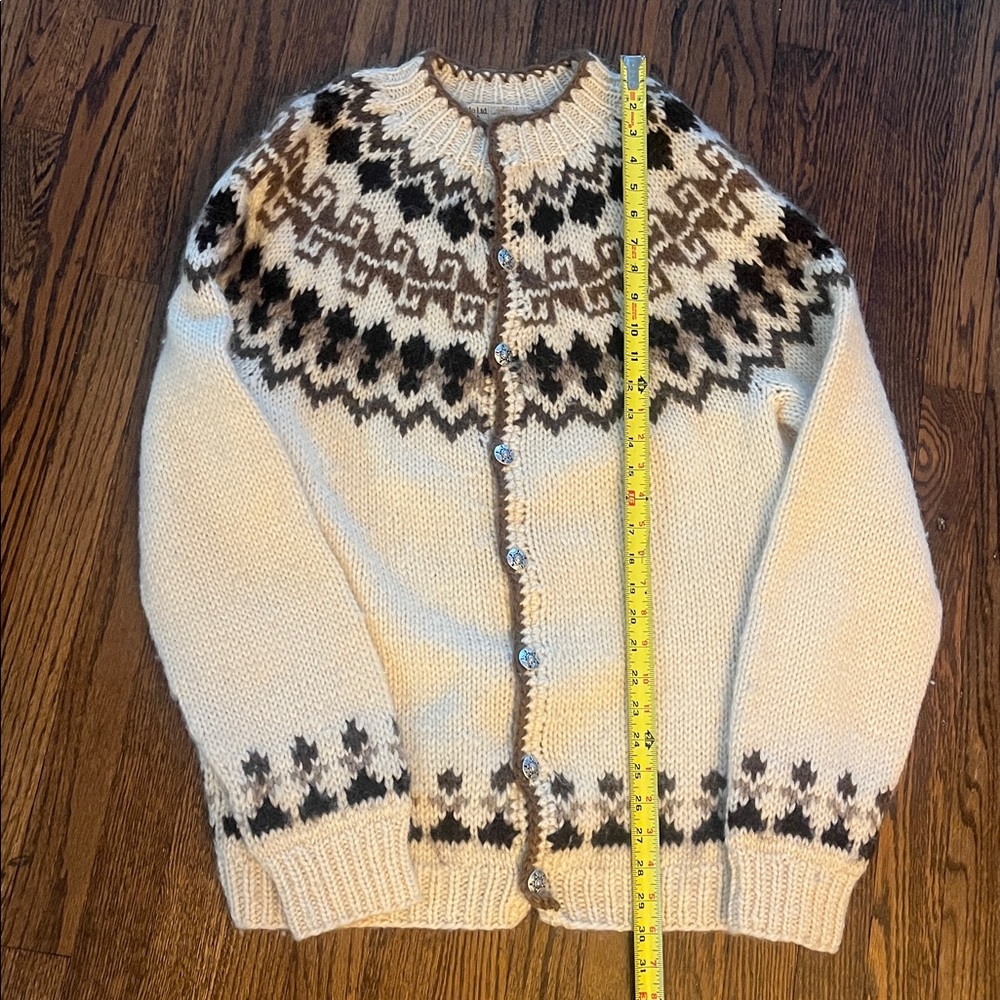Vintage Hilda Ltd Icelandic Lopeyasa Wool Sweater Men’s XL - Picture 5 of 13